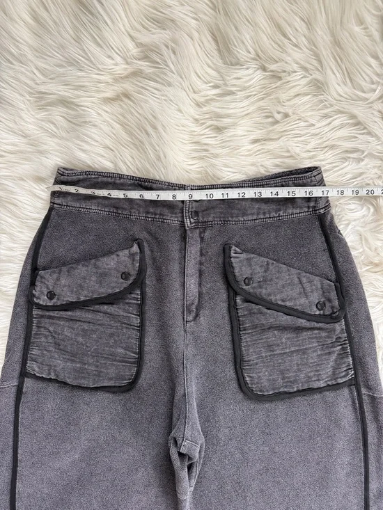 FP Movement "Timko Pants" Wide Leg Black Pants Size L - Picture 14 of 16